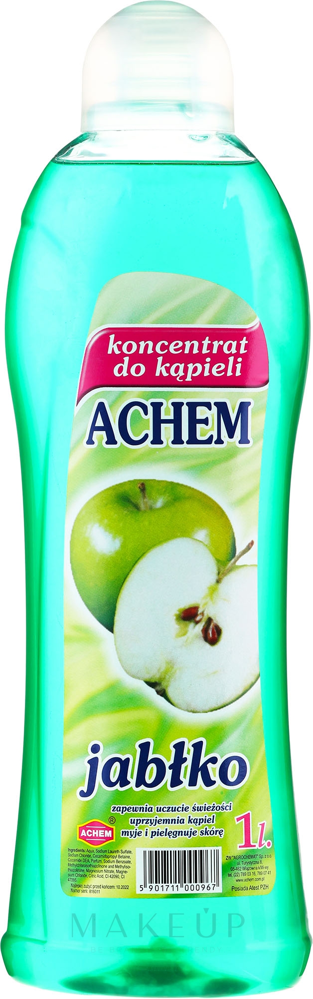 Badekonzentrat mit Apfel - Achem Concentrated Bubble Bath Apple — Bild 1000 ml