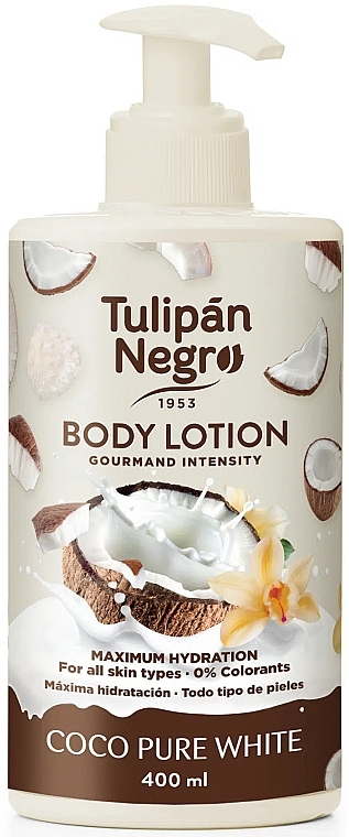 Körperlotion - Tulipan Negro Coco Pure White Body Lotion  — Bild N1