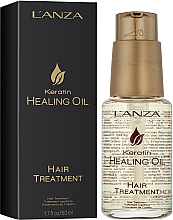 Reichhaltige Ölbehandlung mit Keratin für übermässig beschädigtes Haar - Lanza Keratin Healing Oil Hair Treatment — Bild N1