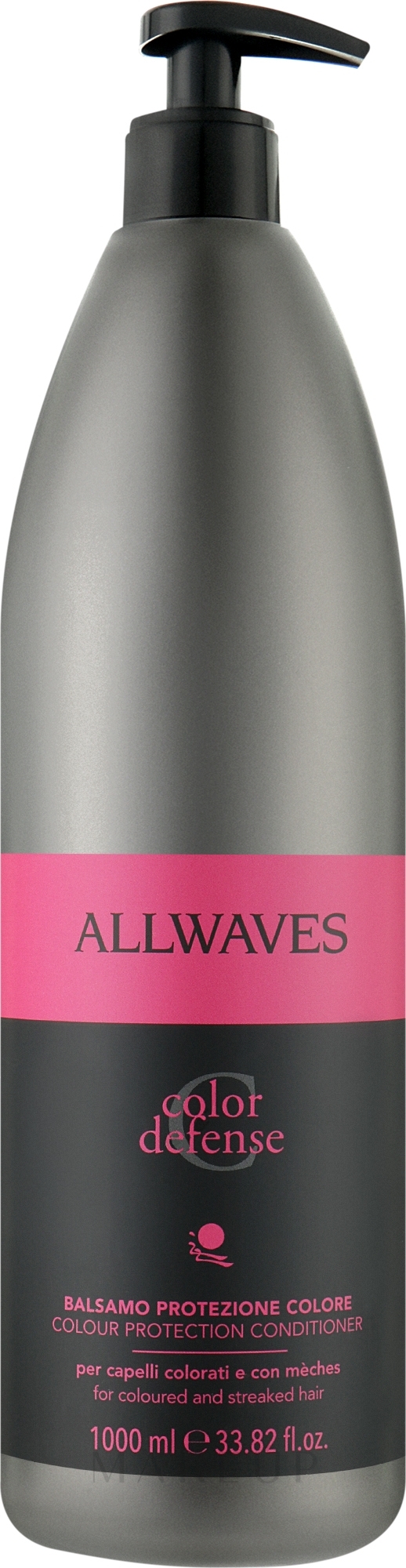 Nährende Haarspülung für gefärbtes Haar - Allwaves Color Defense Colour Protection Conditioner — Bild 1000 ml