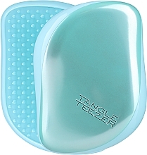 Haarbürste - Tangle Teezer Compact Styler Frosted Teal Chrome  — Bild N1