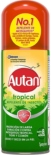 Insektenschutzmittel - SC Johnson Autan Tropical Insect Spray Repellent — Bild N1