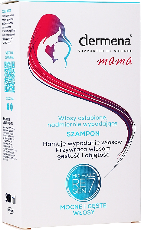 Stärkendes Shampoo für schwaches Haar und gegen Haarausfall - Dermena Mama Shampoo — Bild N1