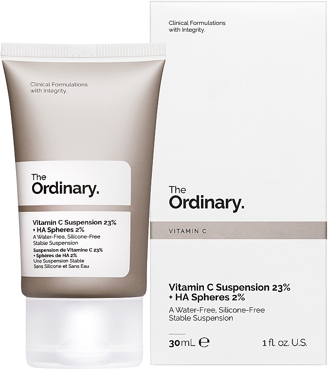 The Ordinary Vitamin C Suspension 23% + HA Spheres 2% - Gesichtsserum mit 23% Vitamin C und 2% Hyaluronsäure — Bild N2