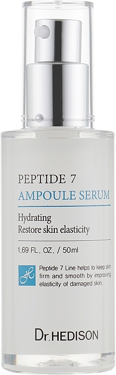 Anti-Falten Gesichtsserum mit Peptiden - Dr.Hedison Peptide 7 Serum — Bild N1