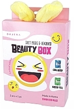 Gesichtspflegeset - Orjena Beauty Box (Gesichtsmaske 2x23ml + Haarband 1 St.) — Bild N1