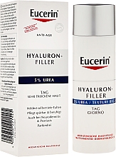 Intensive faltenmindernde Tagescreme für trockene Haut mit 5% Urea und Hyaluronsäure - Eucerin Hyaluron-filler Cream — Bild N1