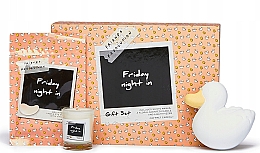 Düfte, Parfümerie und Kosmetik Set - Makeup Revolution Friday Night In Gift Set (candle/1pcs + f/fizzer/1pcs + patch/30pcs)