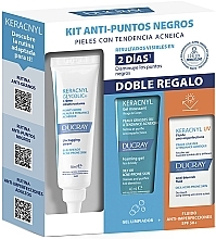 Düfte, Parfümerie und Kosmetik Set - Ducray Keracnyl Anti-Blackheads Set (f/cr/30ml + f/gel/40ml + f/fluid/5ml)