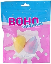 Düfte, Parfümerie und Kosmetik Boho Beauty Bohomallows Pink Sugar + Lemon (Make-up Schwamm 2 St.) - Make-up-Schwamm-Set