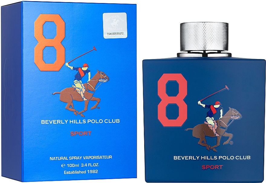 Beverly Hills Polo Club Sport No 8 - Eau de Toilette  — Bild N2