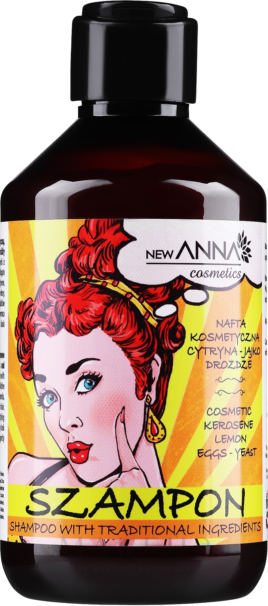 Haarshampoo mit kosmetischem Kerosin und Zitrone - New Anna Cosmetics Retro Hair Care Shampoo — Bild 300 ml