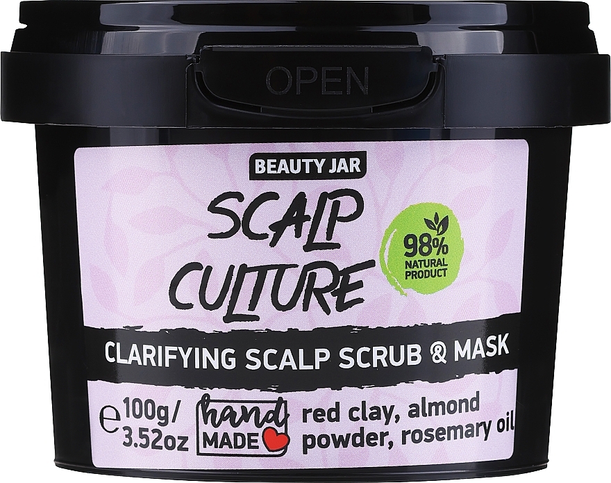 Aufhellendes Kopfhautpeeling - Beauty Jar Scalp Culture Scalp Scrub Mask  — Bild N1