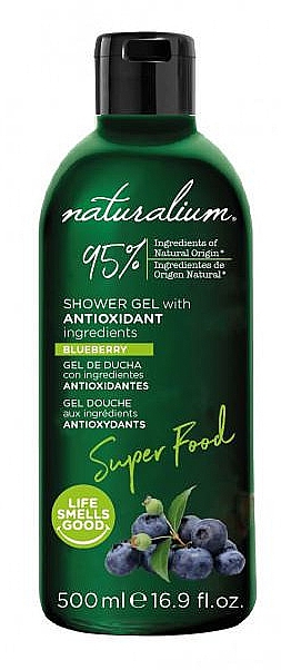 Antioxidatives Duschgel Blaubeere - Naturalium Super Food Blueberry Antioxidant Shower Gel — Bild N1