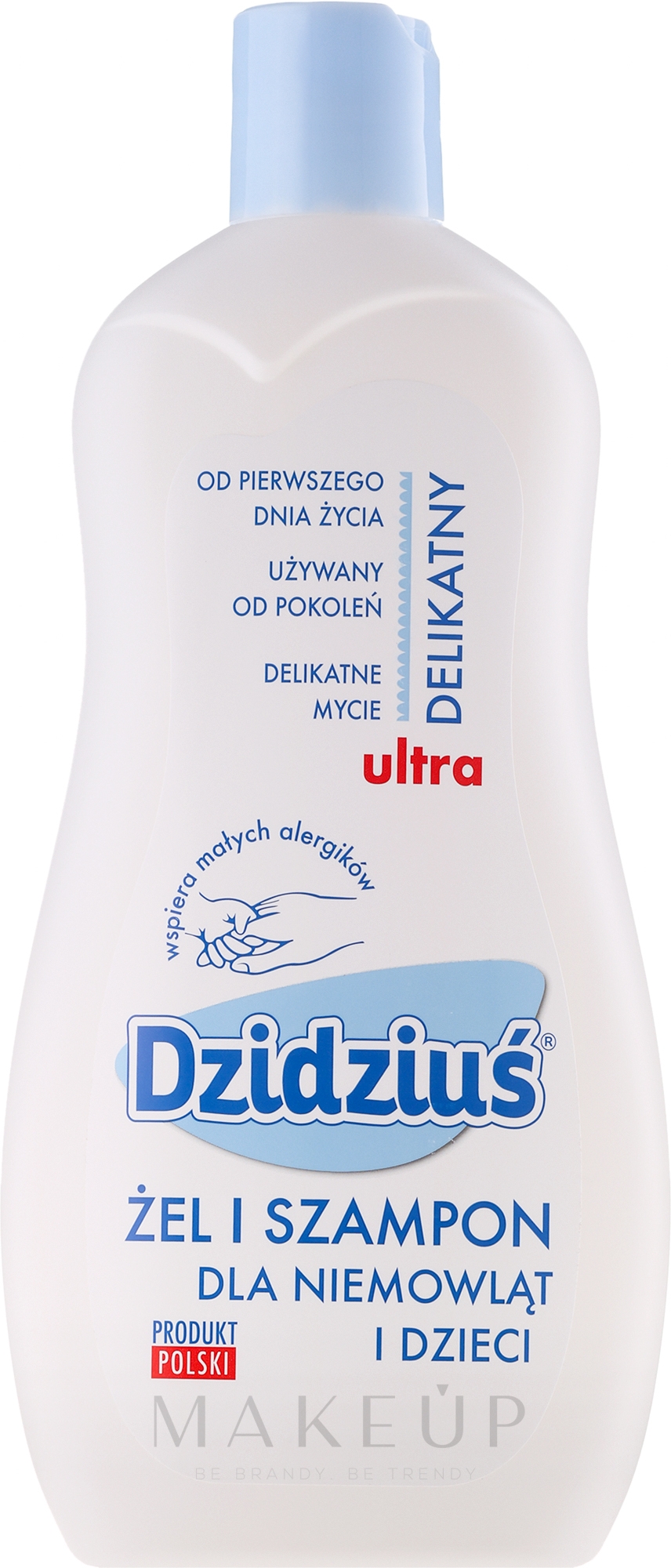 Ultra sanftes Duschgel und Shampoo für Babys und Kinder - Dzidzius Shampoo-Gel For Children 2-in-1 — Bild 500 ml