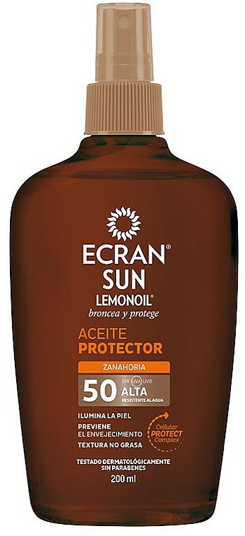 Sonnenschutzöl-Spray für den Körper SPF 50 - Ecran Sun Lemonoil Oil Spray SPF50 — Bild N1