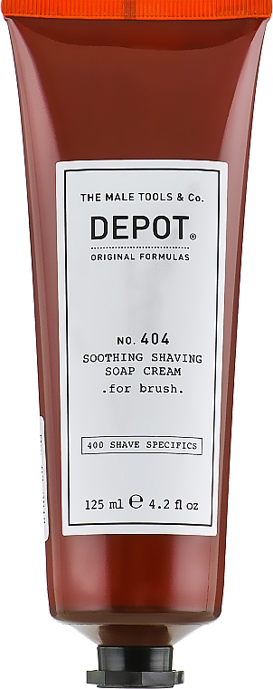Beruhigende Rasiercreme - Depot Shave Specifics 404 Soothing Shaving Soap Cream — Bild N2