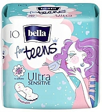 Düfte, Parfümerie und Kosmetik Damenbinden For Teens Sensitive Extra Soft 10 St. - Bella