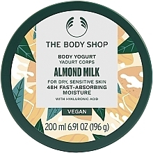 Düfte, Parfümerie und Kosmetik Körperjoghurt für empfindliche Haut mit süßem Mandelöl und Bio-Mandelmilch - The Body Shop Almond Milk Body Yoghurt