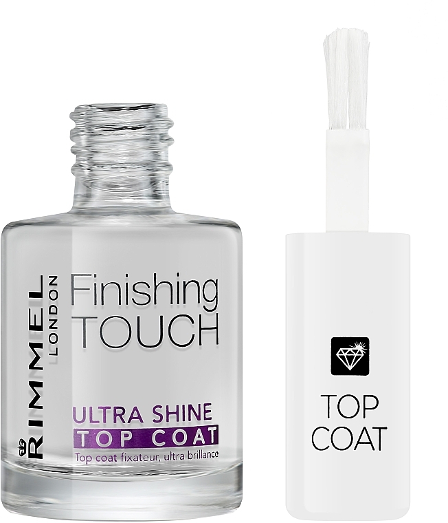 Ultraglänzender Nagelüberlack - Rimmel Finishing Touch Ultra Shine Top Coat — Bild N2