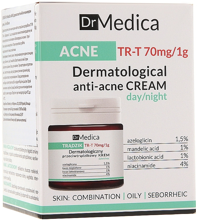 Dermatologische Anti-Akne Gesichtscreme - Bielenda Dr Medica Acne Dermatological Anti-Acne Cream — Bild N3