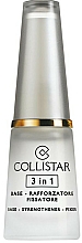 Düfte, Parfümerie und Kosmetik Stärkende Nagelbase - Collistar 3 in 1 Base Strengthener Fixer