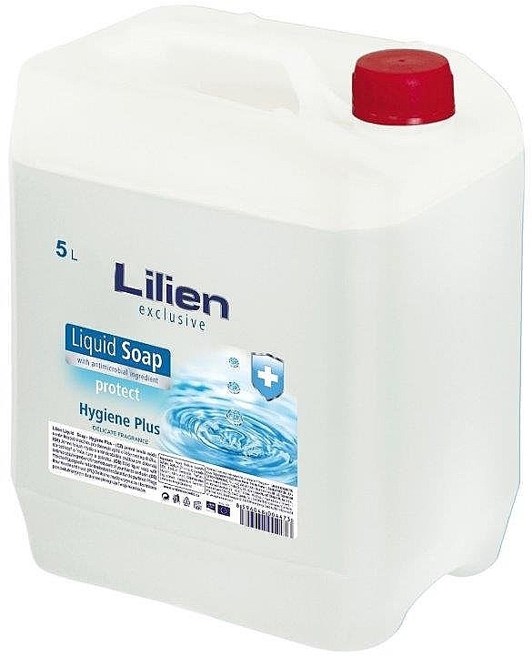 Flüssige Cremeseife mit antimikrobieller Wirkung - Lilien Creamy Liquid Soap Hygiene Plus (Kanister) — Bild N1