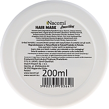 Glättende Haarmaske mit Hyaluronsäure, Reisprotein und Cashmere - Nacomi Smoothing Hair Mask — Bild N2