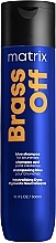 Düfte, Parfümerie und Kosmetik Farbneutralisierendes Shampoo für kühle Farbergebnisse - Matrix Total Results Brass Off Blue Shampoo For Brunettes
