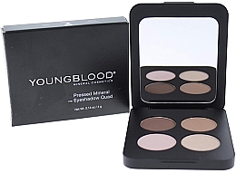 Kompakter mineralischer Lidschatten - Youngblood Pressed Mineral Eyeshadow Quad — Bild N2