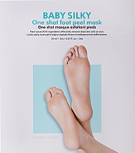 Düfte, Parfümerie und Kosmetik Glättendes Fußpeeling - Holika Holika Baby Silky One Shot Foot Peel Mask