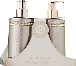 Düfte, Parfümerie und Kosmetik Handpflegeset - Vivian Gray Brown Crystals Set (Flüssigseife 250ml + Handlotion 250ml)