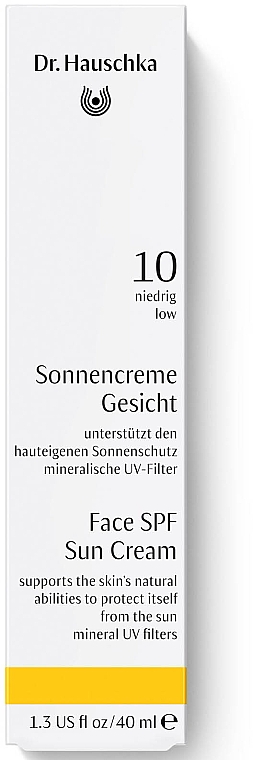 Sonnenschutzcreme für das Gesicht SPF10 - Dr. Hauschka Face Sun Cream SPF10 — Bild N1