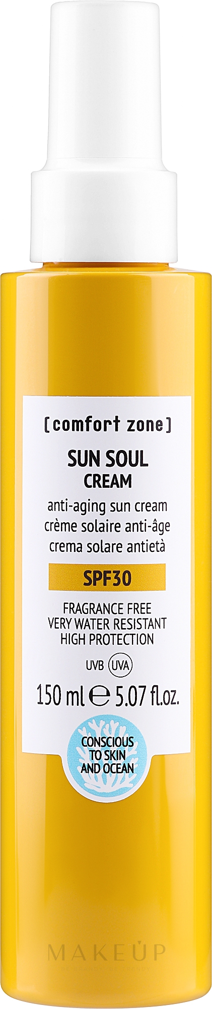 Sonnenschutzcreme - Comfort Zone Sun Soul Cream SPF30 — Bild 150 ml