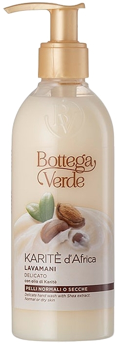 Zarte Flüssighandseife mit Shea-Extrakt - Bottega Verde Karite d'Africa Delicate Hand Wash — Bild N1