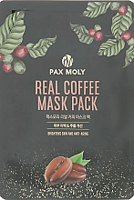Düfte, Parfümerie und Kosmetik Tuchmaske für das Gesicht mit Kaffee-Extrakt - Pax Moly Real Coffee Mask Pack