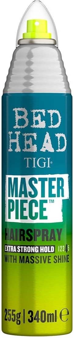 Haarlack für mehr Glanz Extra starker Halt - Tigi Bed Head Masterpiece Hairspray Extra Strong Hold Level 4 — Bild 340 ml