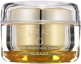 Düfte, Parfümerie und Kosmetik Zellregenerierende und feuchtigkeitsspendende Anti-Aging Gesichtscreme mit Schneckenextrakt - Missha Super Aqua Cell Renew Snail Cream