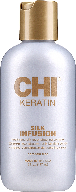 Aufbauende Pflege für geschädigtes Haar - CHI Keratin Silk Infusion — Foto N3