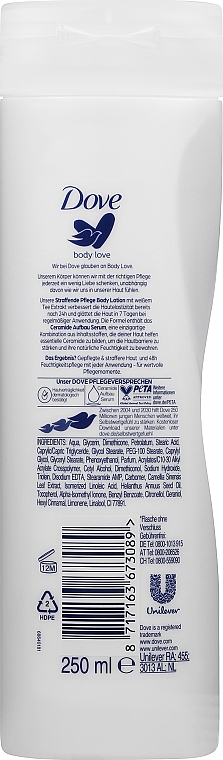 Glättende Körperlotion mit Extrakt von weißem Tee - Dove Pflege Plus Glattende Body Lotion — Bild N2