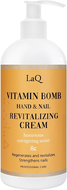 Schützende Hand- und Nagelcreme - LaQ Vitamin Bomb Hand & Nail Revitalizing Cream  — Bild N1