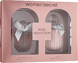 Düfte, Parfümerie und Kosmetik Women Secret Rose Seduction - Duftset (Eau de Parfum 100ml + Körperlotion 200ml)