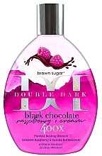 Bräunungslotion Himbeere und Schokolade - Brown Sugar Double Dark Black Chocolate Raspberry Cream 400X Plateau Busting Bronzer Tanning Lotion — Bild N1