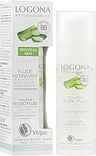 Düfte, Parfümerie und Kosmetik Bio-Gesichtsfluid mit Hyaluronsäure und Aloe - Logona Hyaluron Hydro Fluid