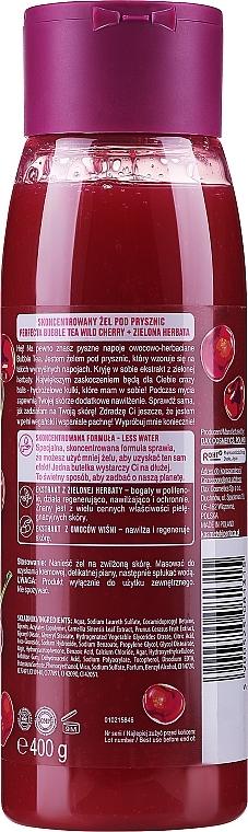 Duschgel Wildkirsche und grüner Tee - Perfecta Bubble Tea Wild Cherry & Green Tea Shower Gel  — Bild N1