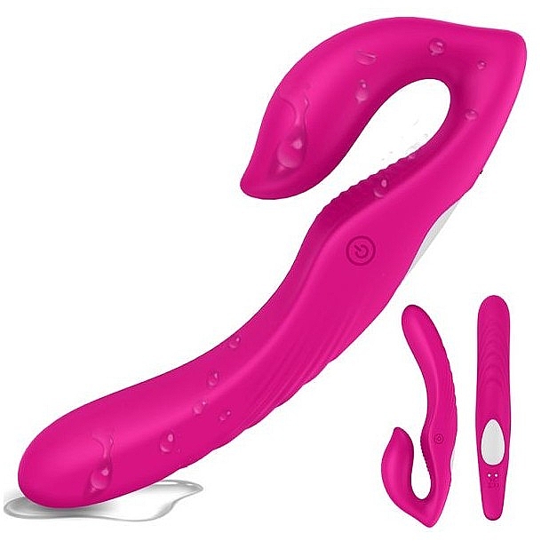 Flexibler Vibrator für Paare mit 9 Vibrationsmodi rosa - S-Hande Nami Red Rose — Bild N1