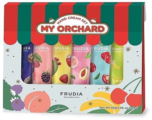 Handpflegeset Obstmesse - Frudia My Orchard Hand Cream Set (h/cr/6*30g) — Bild N2