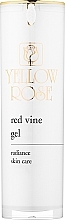 Düfte, Parfümerie und Kosmetik Feuchtigkeitsspendendes Anti-Falten Gesichtsgel mit Rotweinextrakt für strahlende Haut - Yellow Rose Red Vine Gel