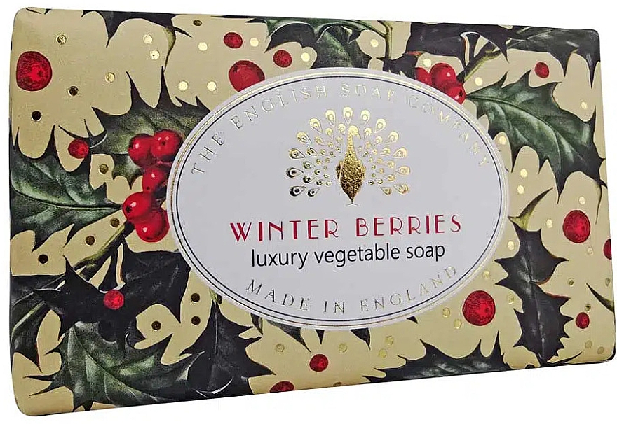 Seife Winterbeeren - The English Soap Company Christmas Collection Winter Berries Soap — Bild N1