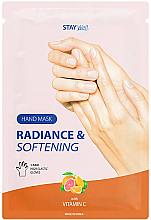 Düfte, Parfümerie und Kosmetik Weichmachende und pflegende Handmaske in Handschuh-Form mit Vitamin C - Stay Well Radiance & Softening Hand Mask Vitamin C